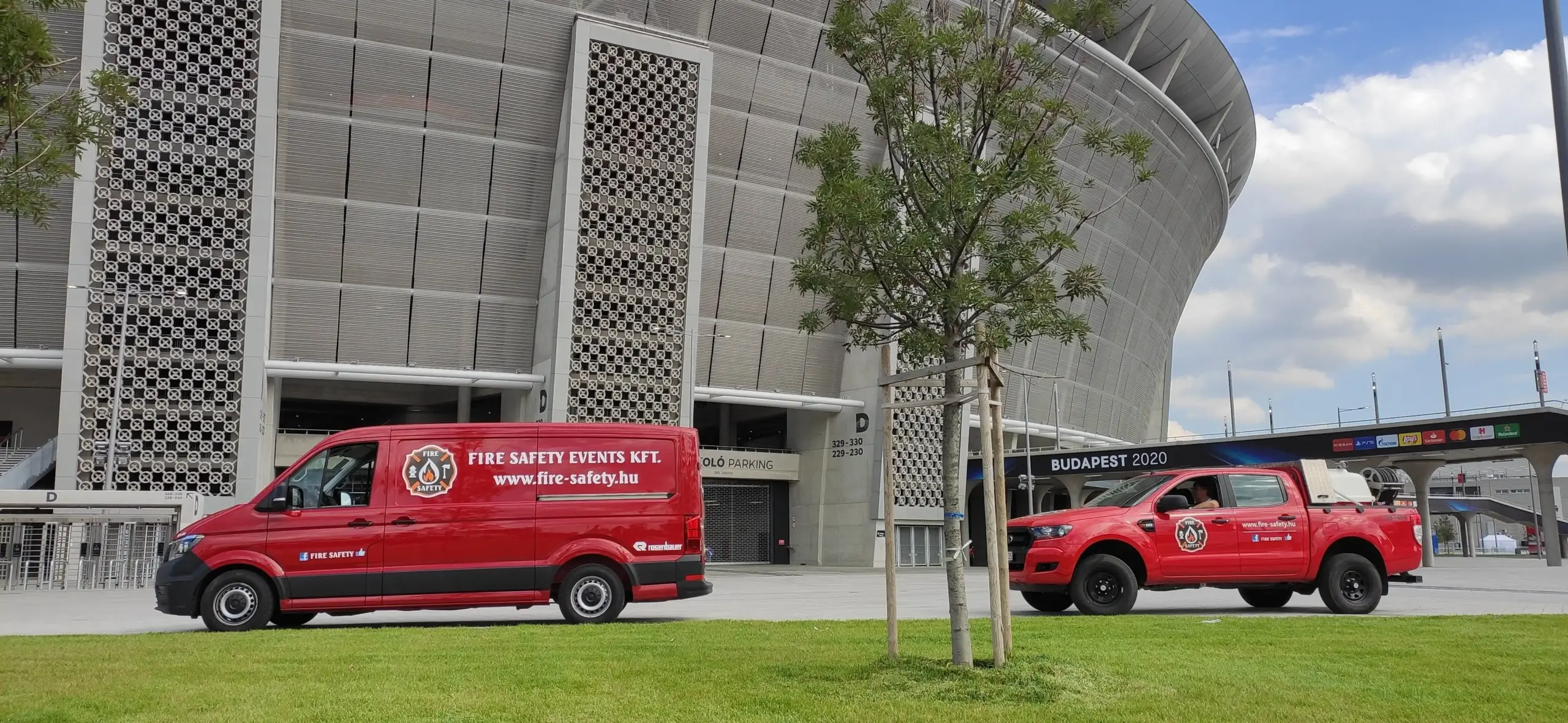 Gyorsbeavatkozó gépjármű - eszközpark - Fire Safety - rendezvény biztosítás